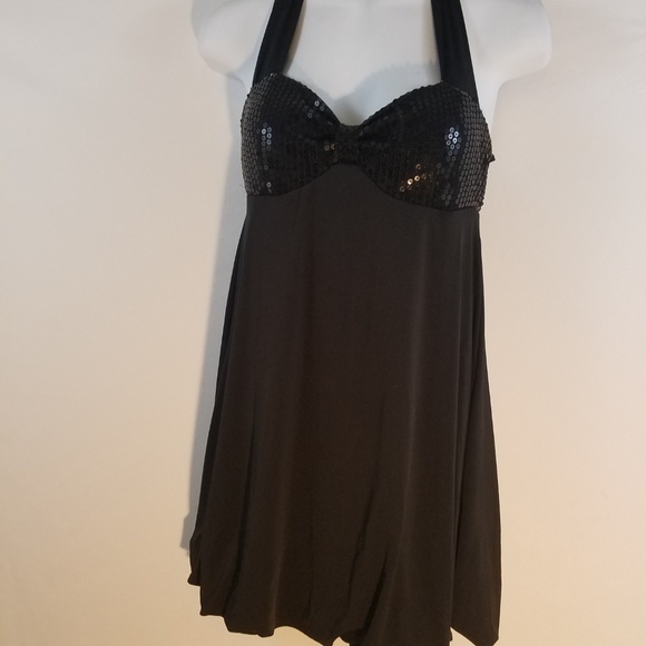 CHARLOTTE RUSSE Dress Party Cocktail Prom Halter S - Picture 2 of 6